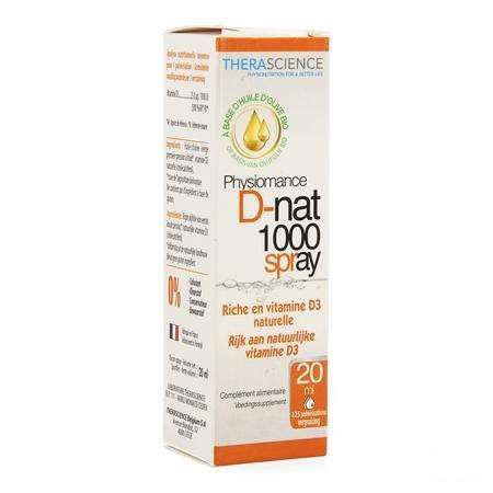 D-Nat 1000 Spray 20  Ml Physiomance PHY303  -  Therascience