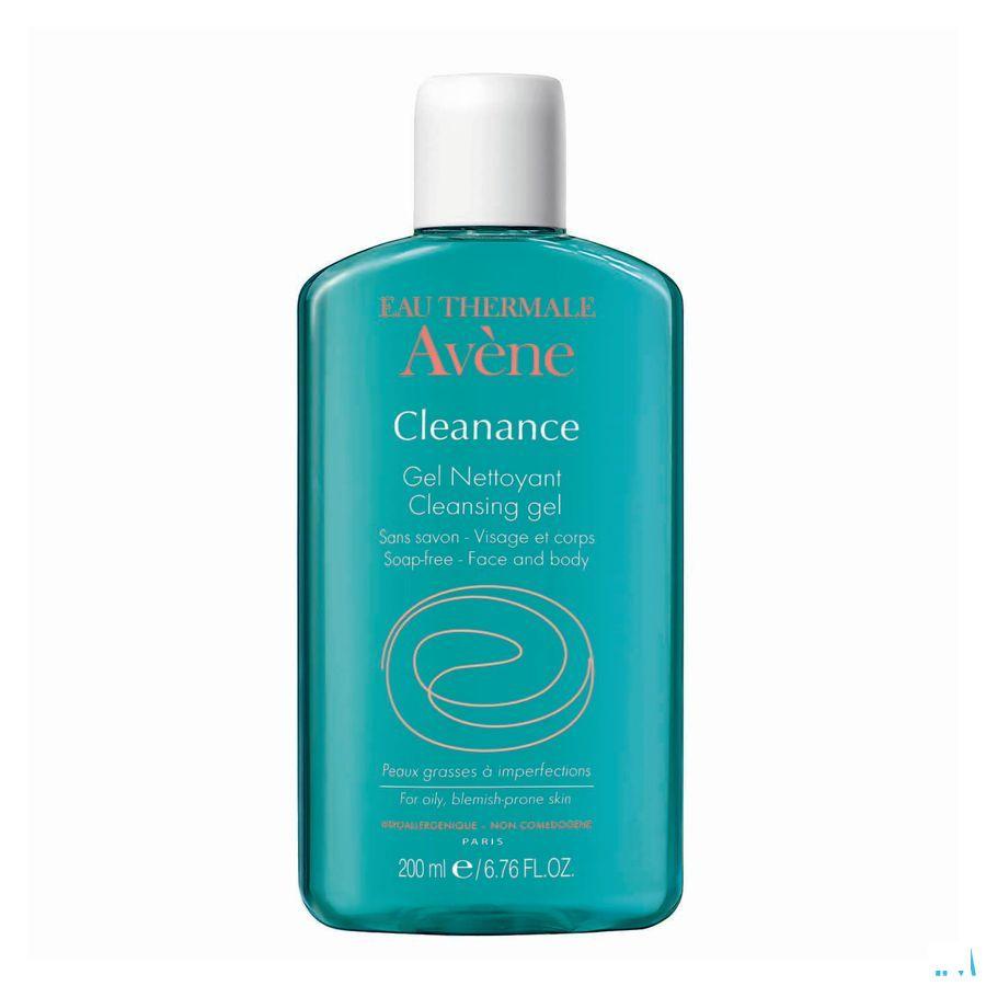 Avene Cleanance Gel Reinigingsgel zonder zeep 200 ml  -  Avene