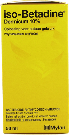 Iso Betadine Dermique 10% Solution Flacon 50 ml