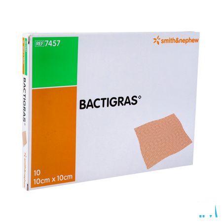 Bactigras Verband 10cmx10cm 10 7457  -  Smith Nephew