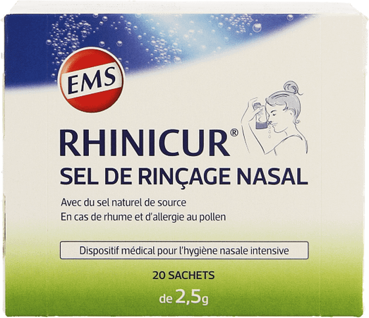 Rhinicur Nasaal Spoelzout Zakje 20x2,5 gr