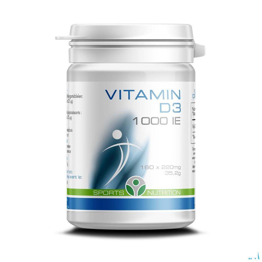 Soria Sport Nutrition Vitamin D3 1000Ie Perles 160  -  Soria Bel