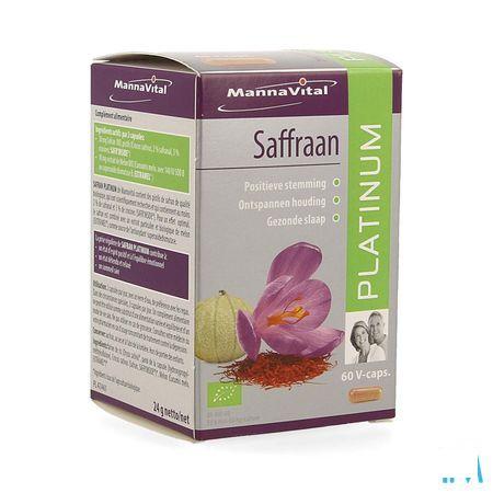 Mannavital Bio Saffraan Platinum V-Caps 60