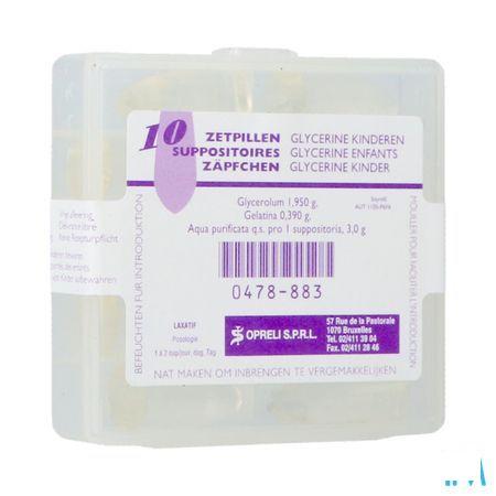 Glycerine Sopreli Suppo Inf 10  -  Infinity Pharma