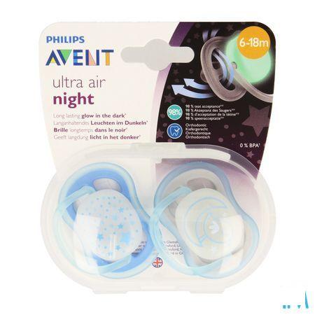 Philips Avent Fopspeen +6M Air Night Boy