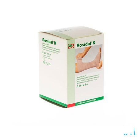 Rosidal K Bande Elast 8cmx5m 22201  -  Lohmann & Rauscher
