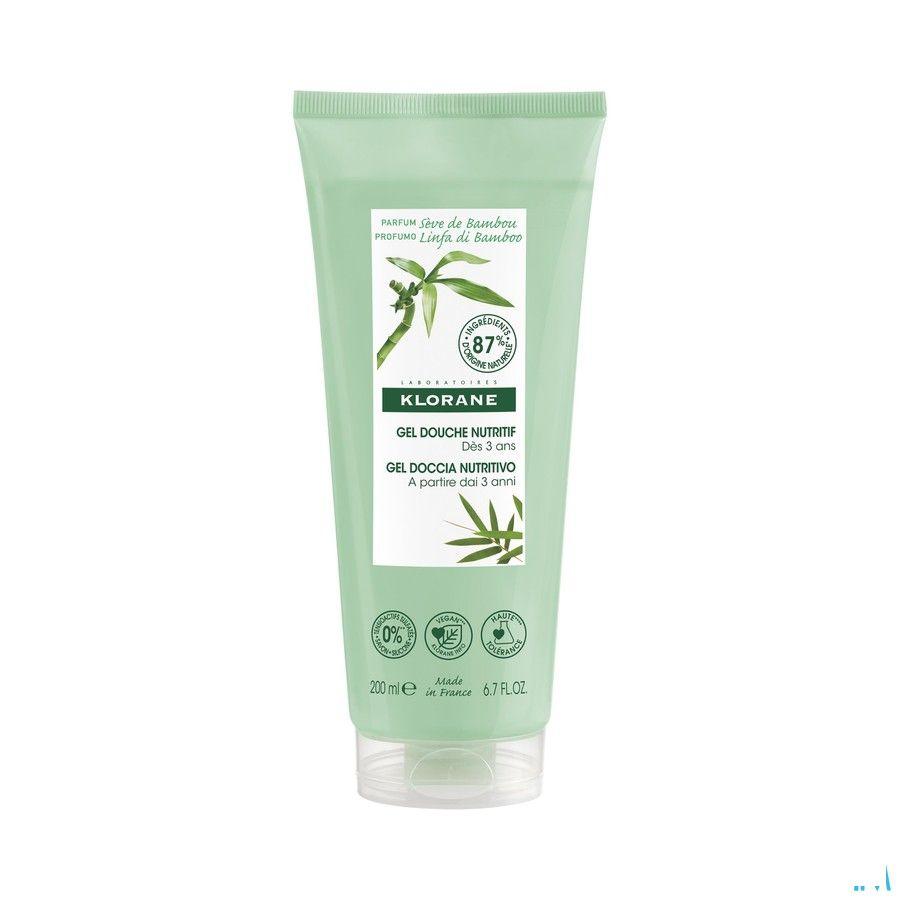 Klorane Lichaam Douchegel Seve Bamboe 200 ml
