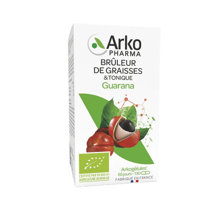 Arkogelules Guarana Bio Capsule 130  -  Arkopharma