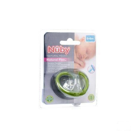 Nuby Nt Natural Flexac Silicone Orthodontische Fopspeen 0-6m  -  New Valmar