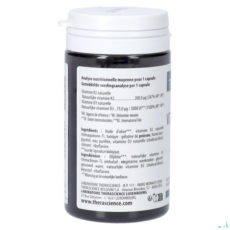 Vitamines D3 & K2 + Caps 60 Physiomance PHY433  -  Therascience