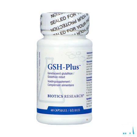 Biotics GSH-Plus (glutathion réduit) 60 gélules  -  Energetica Natura