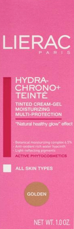 Lierac Hydra Chrono+teinte Dore Gel-creme Tube 30 ml