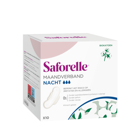 Saforelle Maandverbanden Nacht 10