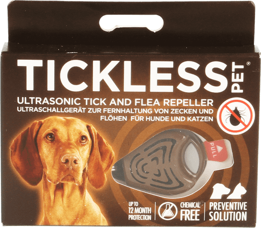 Tickless Ultrasone Repousser Tique Puce Brun 1  -  Bomedys