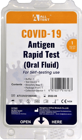 Alltest Covid-19 A/Gen Test Rap.Oral Fl. 1 O'Life