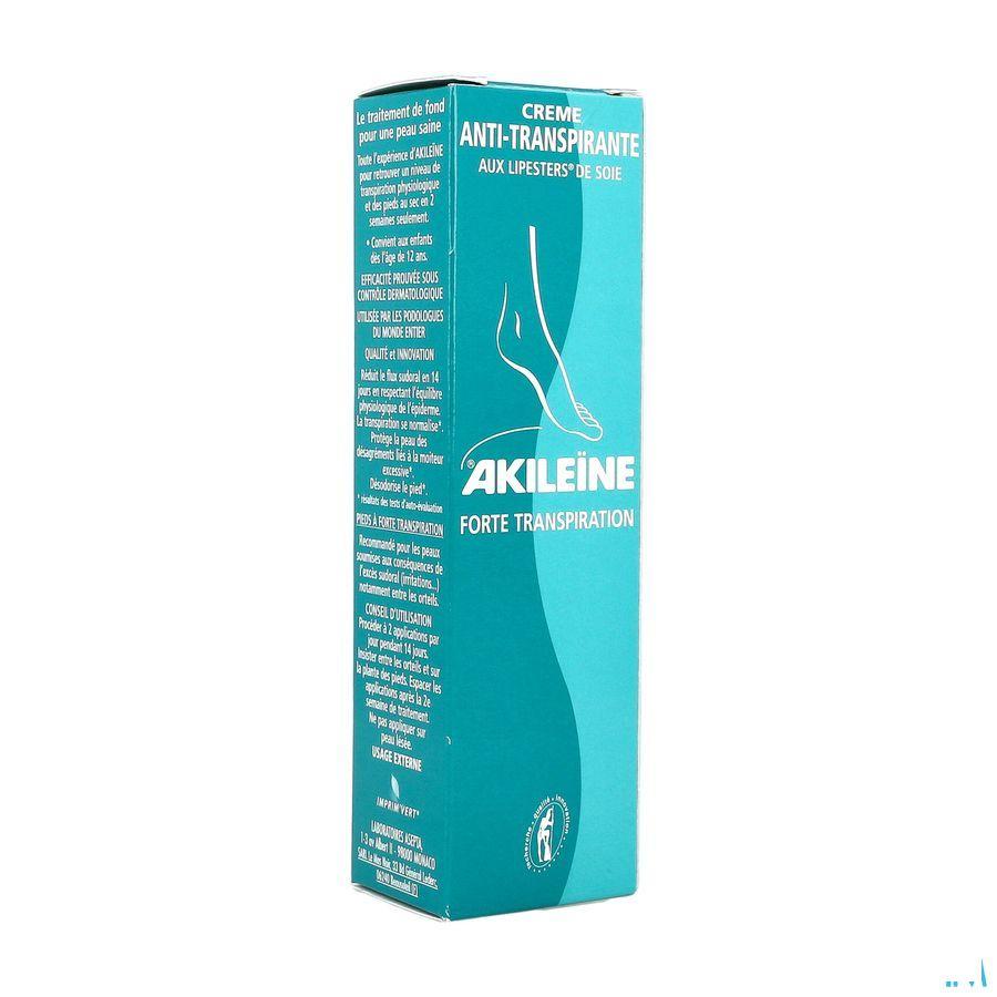 Akileine Creme Anti-Transpirantie Tube 50 ml  -  Asepta