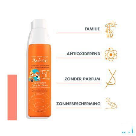 Avene Zonnespray Kind Ip50 + 200 ml  -  Avene