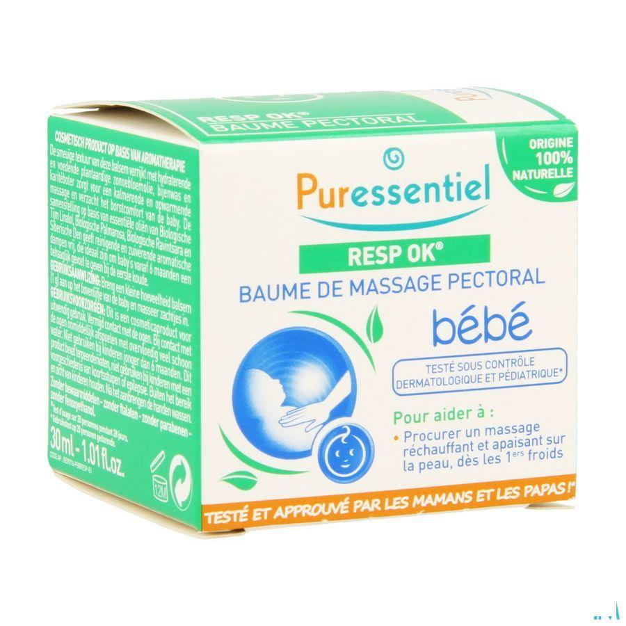 Puressentiel Ademhaling Massagebalsem Baby 30 ml  -  Puressentiel