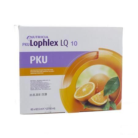 Pku Lophlex Lq 10 Juicy Orange 60x62,5 ml  -  Nutricia