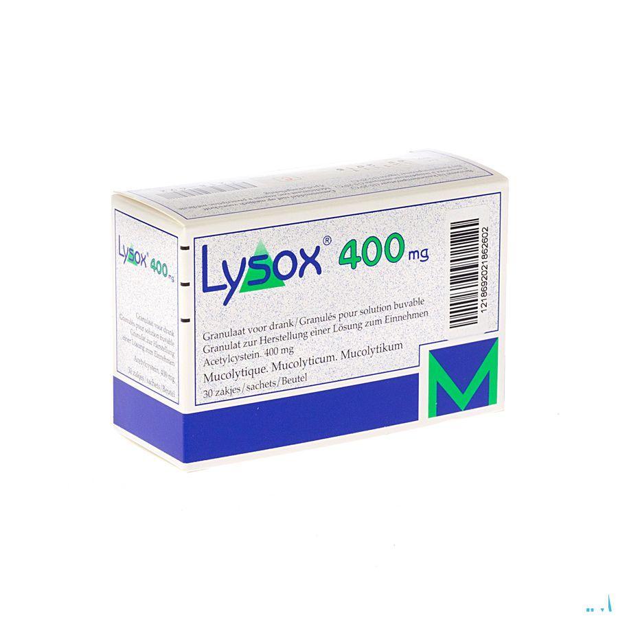 Lysox Gran Sachets 30x400 mg  -  Menarini