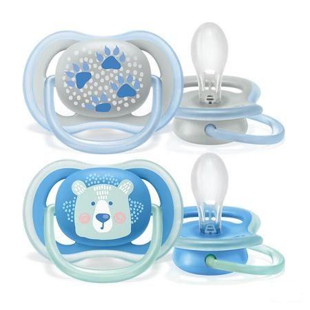 Philips Avent Sucette 6M+ Boy  -  Bomedys