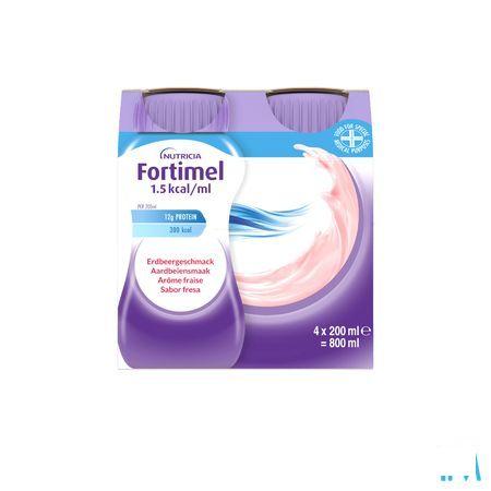 Fortimel 1.5Kcal Aardbei 4 x 200 ml