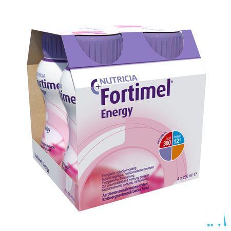 Fortimel Energy Aardbei 4x200 ml 2320463  -  Nutricia