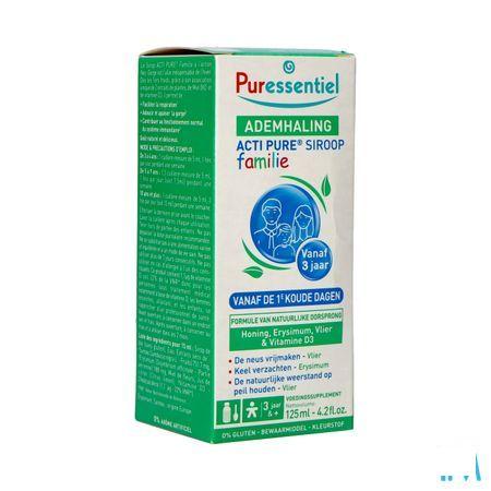 Puressentiel Ademhaling Siroop Actipure Fam. 125 ml