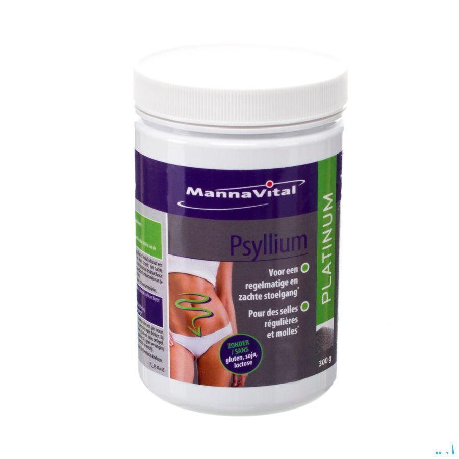 Mannavital Psyllium Platinum Poeder 300 gr