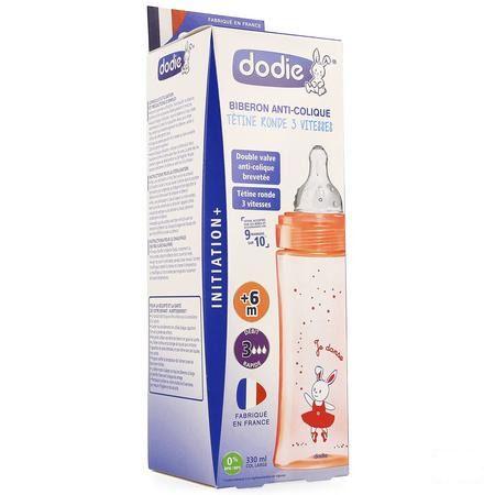 Dodie Zuigfles Initiatie+ Roze Danser 330 ml