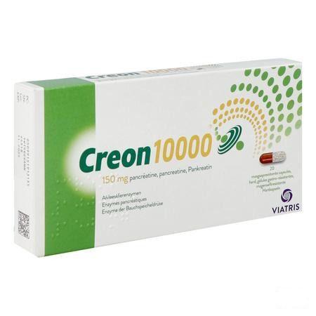 Creon 10000 Capsule Maagsapresist Hard 20 X 150 mg