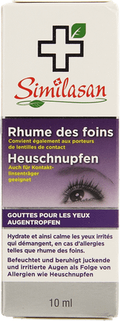 Similasan Hooikoorts Druppels Ogen 10 ml