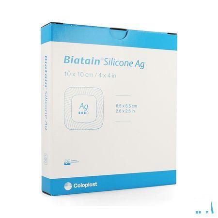 Biatain Silicone Ag 10Cmx10Cm 5 39637  -  Coloplast