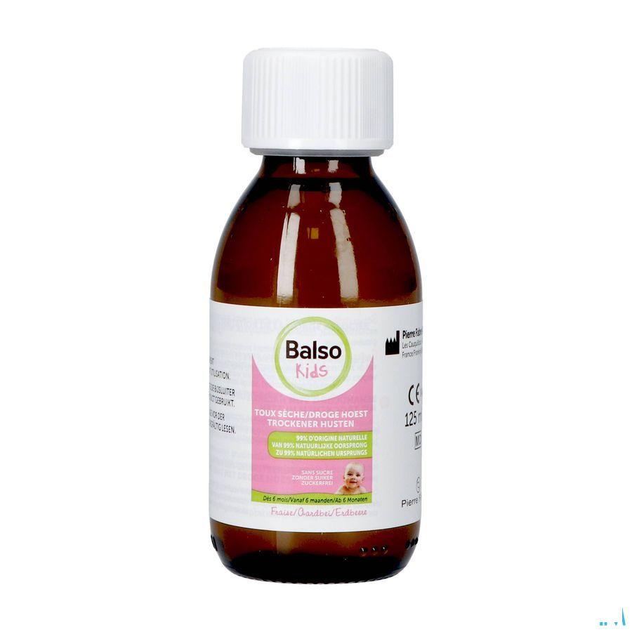 Balso Kids Hoestsiroop Z/Suiker 125ml + Pipet