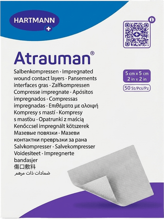 Atrauman Ster 5,0cmx 5cm 50 4995509  -  Hartmann