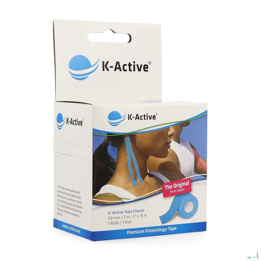 Naqi K Active Tape Blue 5,0cmx5m  -  Naqi