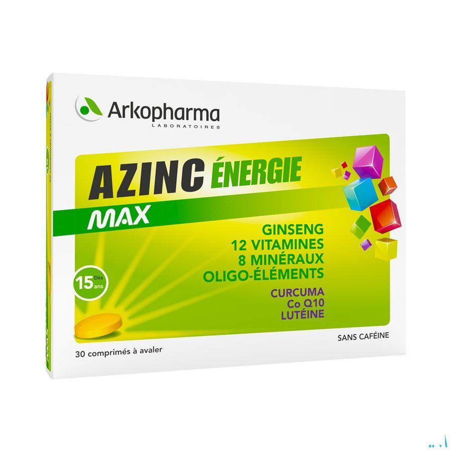 Azinc Energie Max ComprimǸs 30 3299021  -  Arkopharma