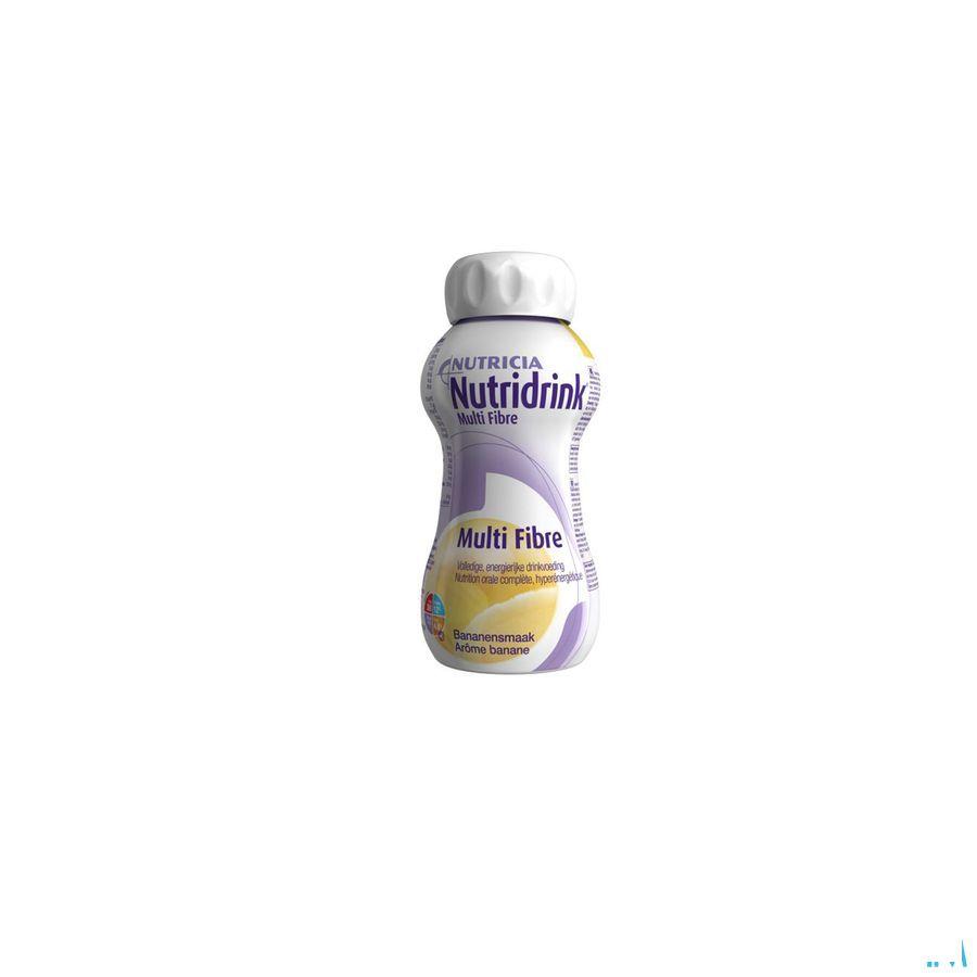 Nutridrink Multifibre Banaan 4x200 ml  -  Nutricia