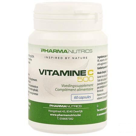 Vit C 500 V-Caps 60 Pharmanutrics  -  Pharmanutrics