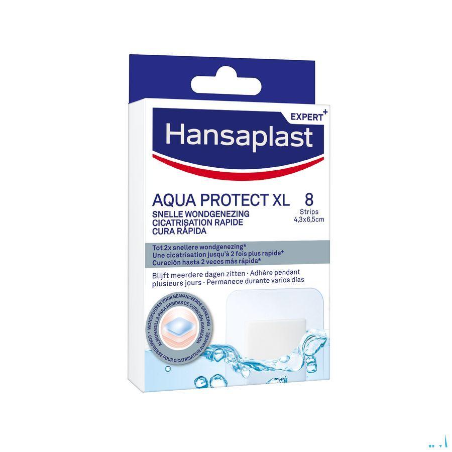 Hansaplast Aqua Protect xl Snelle Wondg. Strips 8