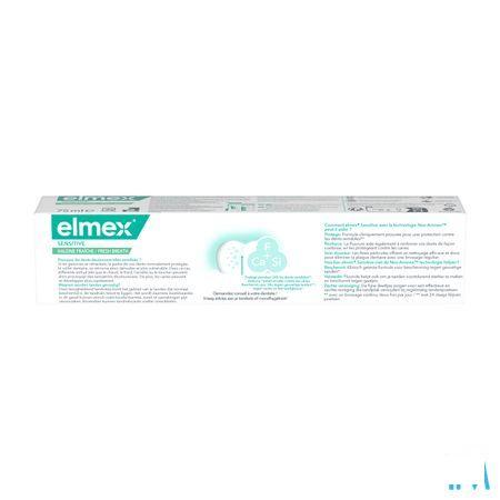 Elmex Sensitive Dentifrice Haleine Fraiche 75 ml