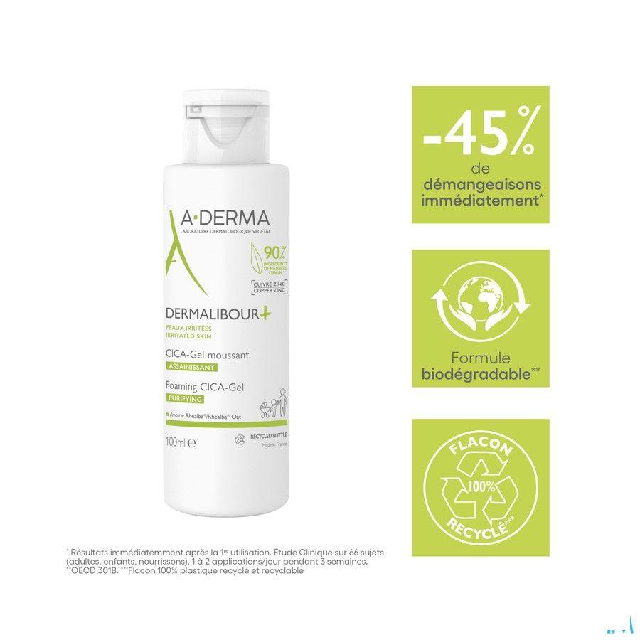 Aderma Dermalibour+ Cicagel Schuimend 100ml  -  Aderma