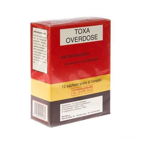 Toxa Overdose Souricide 12 X 25 gr