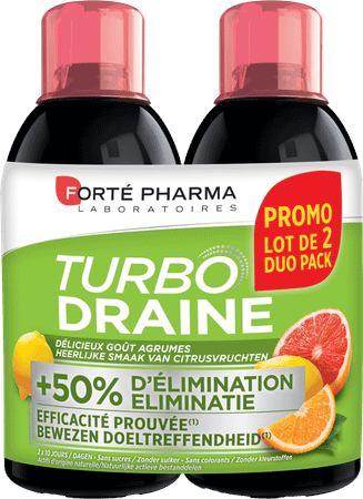 Turbodraine Agrumes 2x500 ml  -  Forte Pharma