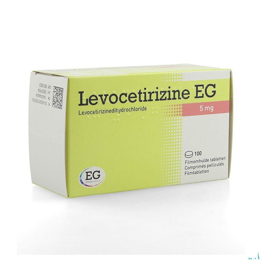 Levocetirizine EG 5 mg Filmomhulde Tabletten 100  -  EG