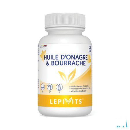 Lepivits Huile Onagre & Bourrache Bio Caps 180