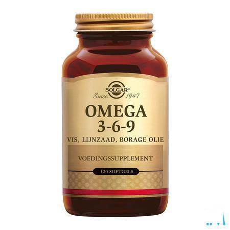 Solgar Omega 3-6-9 Softgel 120  -  Solgar Vitamins