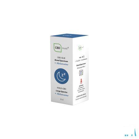Cbd Olie Breed Spectrum + Melatonine 30 ml Cbd-Phar