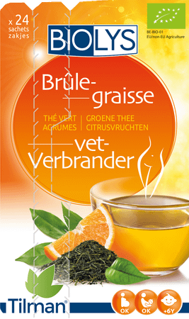 Biolys Groene Thee Citroenvruchten Zakjes 24  -  Tilman