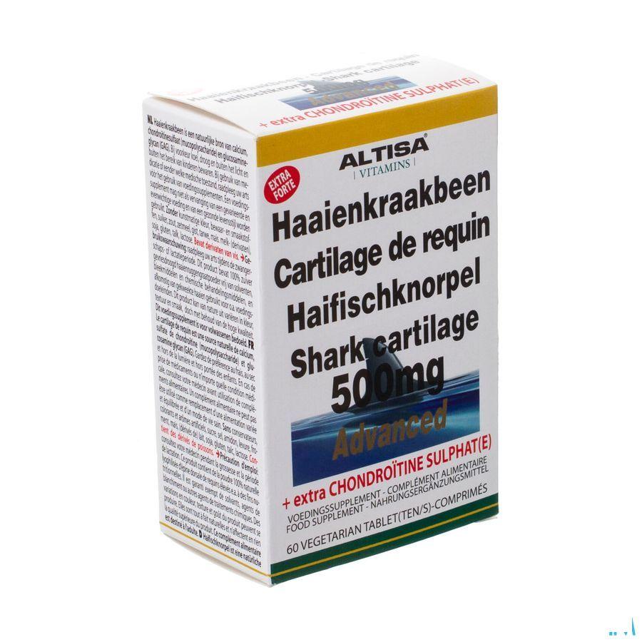 Altisa Haaienkraakbeen 500 mg Tabletten 60  -  Dieximport